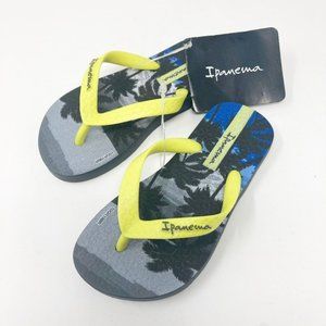 Ipanema Kids Boys Size 9 Tropics Thong Flip Flops Sandals Water Friendly